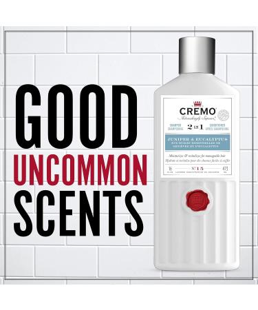 Cremo Shampoo & Conditioner 2-in-1 Juniper & Eucalyptus Clean & Nourish Hair 16 oz - Buy Online on GoSupps.com
