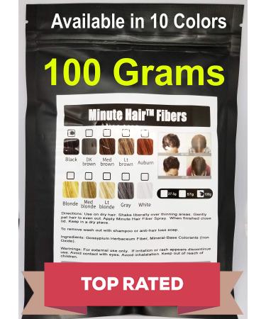 Hair Building Fibers 100 Grams (3.5 oz) Minute Hair Refill Hair Loss Concealer That You Can Use for Your Bottles From Competitors Like Toppik  Xfusion (Dark Brown) - Buy Online on GoSupps.com