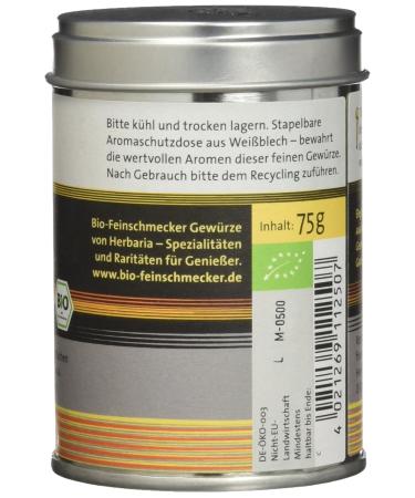 Herbaria Trio Noir Black Pepper - Organic M-can 75g | Premium Spice for Global Shipping - Buy Online on GoSupps.com
