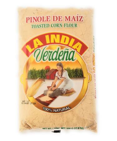 La India Verdena Toasted Corn Pinole 100 Natural