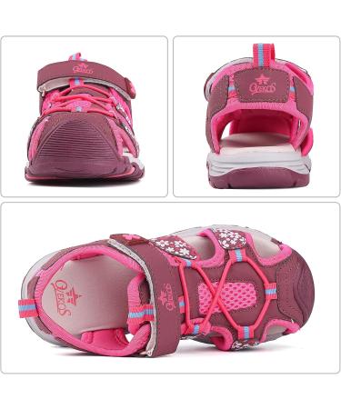 Buwege Children's Waterproof Sport Sandals for Boys & Girls | Outdoor Hiking & Beach Sneakers | Size 28-38 EU | Pink & Red Options - Buy Online on GoSupps.com