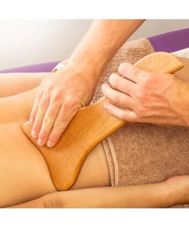Tuuli Anti Cellulite Massage Set - Wooden Massager Roller & Gua Sha Tool for Effective Maderotherapy | International Shipping Available - Buy Online on GoSupps.com