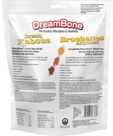 DreamBone Chicken Mini 45ct 25.3oz 720g & Kabobz 12ct - Buy Online on GoSupps.com