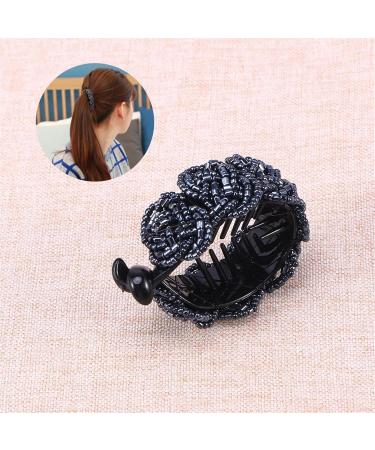 Hair Styling Tools Clip Women Hair Clip Beads Decorative Barrette Ponytail Holder Women Hair Accessories Hair Accessories (Color : Light Brown) - Buy Online on GoSupps.com