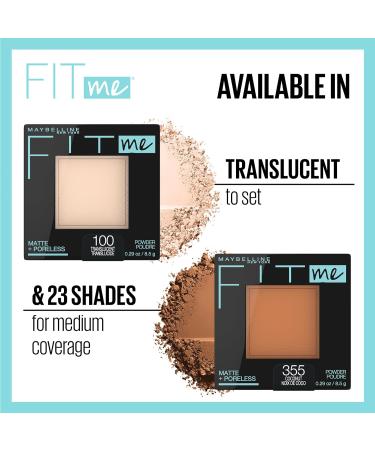 Maybelline New York Super Stay Up To 24H Skin Tint Foundation skin-like coverage with Vitamin C* Shade 120 30 ml & New York Matte + Poreless Pressed Face Powder Makeup Translucent 8.5 Grams - Buy Online on GoSupps.com
