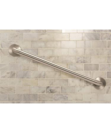 Moen R8718D3GBN Home Care Ultima 18-Inch Designer Bathroom Grab Bar with Curl Grip  Brushed Nickel Pack of 1 Brushed Nickel - Buy Online on GoSupps.com