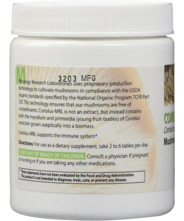 Mycology Research Labs Coriolus Versicolor-MRL 500mg 90 Tabs - Pure Mushroom Extract - Buy Online on GoSupps.com