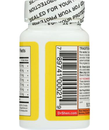 Gan Mao Ling 60 Tablets - Fast Relief for Colds & Flu | International Shipping Available - Buy Online on GoSupps.com