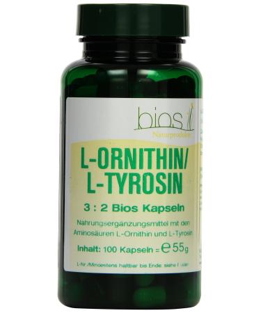 Bios L-Ornithine/L-Tyrosine 3:2 100 capsules 1 pack (1 x 55 g)