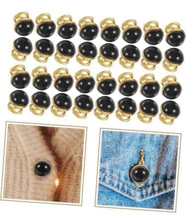 NUOBESTY 100 pcs Accessories Kit DIY Stud Rivets for Crafts Shoe Rivet Studs Bag Turquoise Craft Clothing 0.9X0.7cmx2pcs Blackx2pcs - Buy Online on GoSupps.com