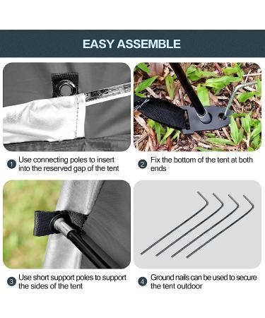 Foldable Outdoor Bike Cover Storage Tent | Waterproof Storage for Bikes, Garden Tools, Lawn Mower | AU-94R - Buy Online on GoSupps.com