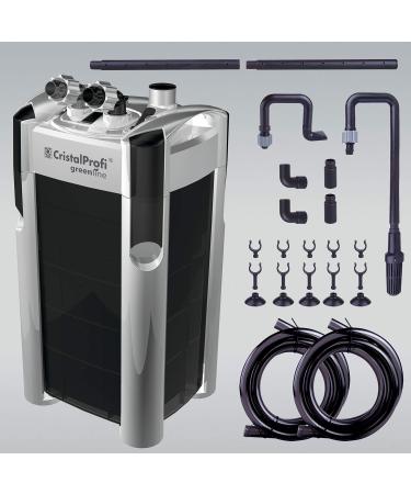 JBL CristalProfi e1502 Greenline External Filter & Double Tap Quick Coupling Bundle - Ideal for 160-600L Aquariums | Worldwide Shipping - Buy Online on GoSupps.com