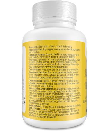 Berberine Supplement - Premium 550 mg Capsules 1100 mg Daily - Lipid Metabolism Heart and Cardiovascular Health for Men and Women - Non-GMO Third-Party Tested Made in Canada - Nutritionn - Buy Online on GoSupps.com
