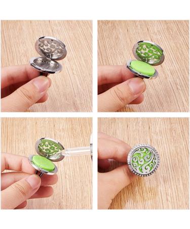 BENECREAT Tree of Life Car Air Freshener - Aromatherapy Essential Oil Diffuser Stainless Steel Locket with Vent Clip & 10 Washable Felt Pads - Buy Online on GoSupps.com