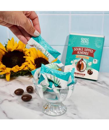 ChocZero Keto Milk Chocolate Coconut Almonds - Sugar Free Low Carb Snack (3.5oz x 3) - Buy Online on GoSupps.com