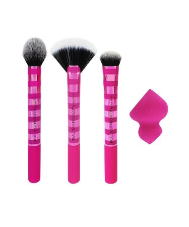 Real Techniques Ready Set Glow Brush Set | Best Quality Makeup Brush Set for Flawless Application | International Shipping Available - Buy Online on GoSupps.com