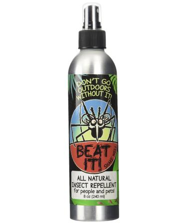 Beat IT! All Natural Deet-Free Insect Repellent (8 oz Aluminum Bottle)