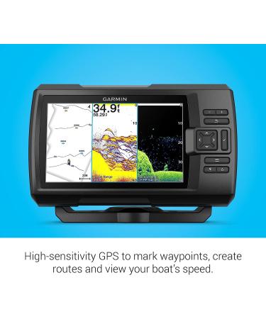 Garmin Striker Vivid 7cv 7-Inch Color Fishfinder with Transducer - Vivid Scanning Sonar - Easy-to-Use (010-02552-00) - Buy Online on GoSupps.com