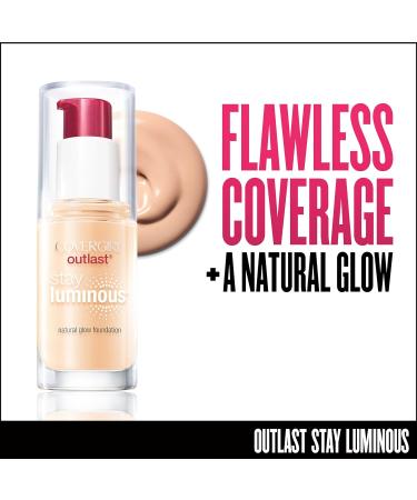 Covergirl Outlast Stay Luminous Foundation Creamy Natural 820 - 1 oz - Buy Online on GoSupps.com