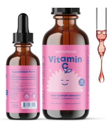 JoySpring Immune and Vitamin C Drops for Kids - Buy Online on GoSupps.com