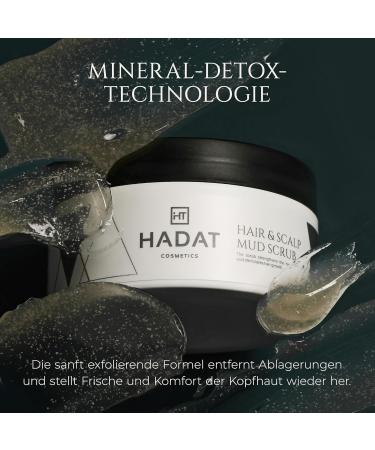 HADAT - Exfoliant pour cheveux et cuir chevelu - Pr -shampooing nettoyant en profondeur pour cuir chevelu et racines - limine les r sidus et reconstruction - Meurre morte et extraits de plantes - Buy Online on GoSupps.com