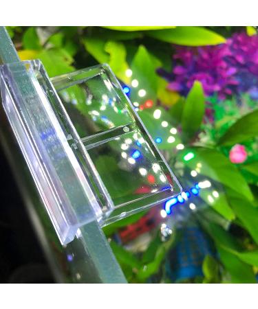 J-star 6 Pcs Acrylic Aquarium Clips for Rimless Tanks - Glass Lid Support Holders - 10mm Transparent Fish Tank Clips - Buy Online on GoSupps.com