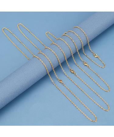 Pandahall 32ft Golden Iron Cross Necklace Chain for DIY Jewelry Making - 3x2.2x0.6mm - Buy Online on GoSupps.com