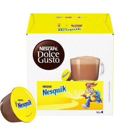  NESCAFE DOLCE GUSTO Nescaf Dolce Gusto Nesquik Chocolate Flavoured Beverage 3 Boxes of 16 Capsules (48 Capsules) - Buy Online on GoSupps.com