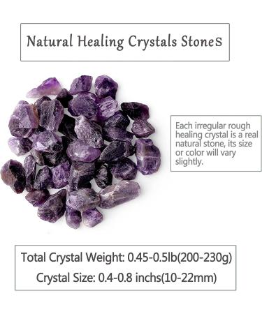 MAIBAOTA Large Amethyst Crystals Bulk Raw Stones Wholesale - Healing Crystal Rocks for Tumbling, Cabbing, Fountain Decor - Natural Gemstone for Reiki, Wicca & Polishing | 0.8-1.2 Purple-amethyst Stone - Buy Online on GoSupps.com
