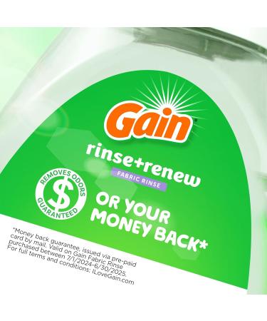 Gain Rinse and Renew Fabric Rinse - Dewdrop Dream 48 fl oz | Odor Fighter | International Shipping Available - Buy Online on GoSupps.com