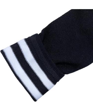 AnjeeIOT Kids Soccer Socks - White + Black | High School Team Dance Sports Socks for Boys & Girls (5-10 Years) - Buy Online on GoSupps.com