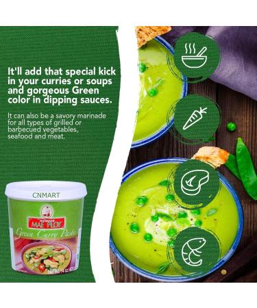 Mae Ploy Thai Green Curry and Tom Yum Curry Paste 400g by CNMART - Buy Online on GoSupps.com