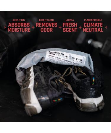 Smellwell Freshener BAG - Unique Solid Black Shoe Deodorizer with Bamboo Activated Carbon - Moisture Absorber for Lasting Freshness - Buy Online on GoSupps.com