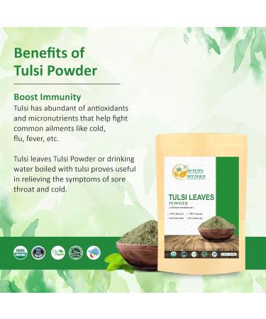 Herbs Botanica Tulsi Powder 5.3 Oz | Holy Basil Ocimum Sanctum | Indian Qasil Leaf Cleanse - Buy Online on GoSupps.com