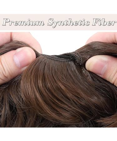 Maroon Bun Extensions - Thick Updo Hairpiece for Wavy Curly Hair - 45g Brown - Buy Online on GoSupps.com