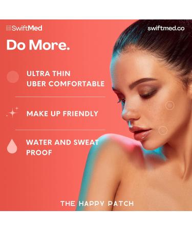 Happy Patch - Invisible Hydrocolloid Pimple Patches with Salicylic Acid | 100-Dots Acne Treatment for Cystic Acne & Clear Skin Care - Buy Online on GoSupps.com