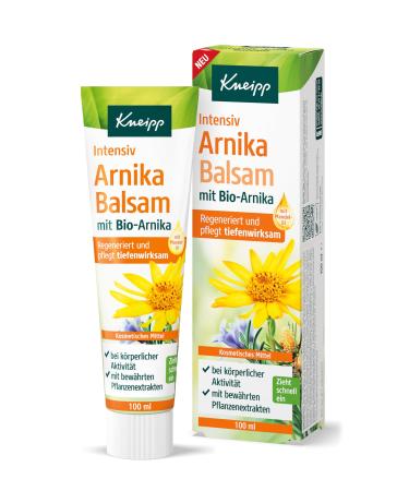 Kneipp Intensive arnica balm vitalizing and regenerating ideal intensive care after physical exertion recommended by physiotherapists organic arnica 100 ml
