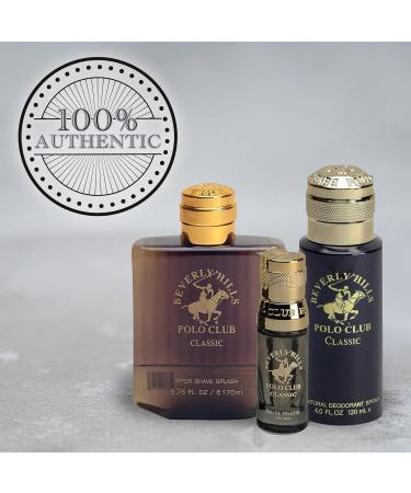 Beverly Hills Polo Club BHPC Men's Essential Collection includes Eau De Toilette Deodorant Body Spray & After Shave Lotion (Classic) - Buy Online on GoSupps.com