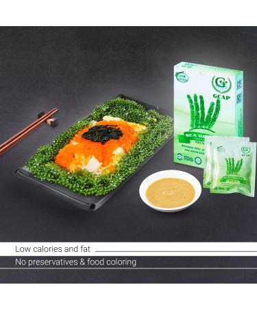 Premium GCAP Sea Grapes: Dehydrated Umibudo Green Caviar Lato Seaweed - Immune-Boosting Superfood (4.23 oz, Pack of 6) - Buy Online on GoSupps.com