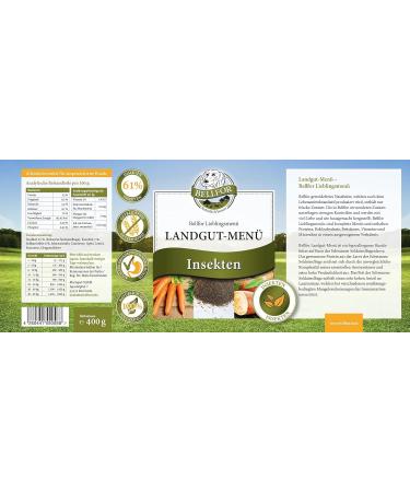 Bellfor Landgut-Men Hypoallergenic Wet Food with Insects Grain-Free for Dogs 6 x 400 g ideal for Dogs with kidney problems - Buy Online on GoSupps.com