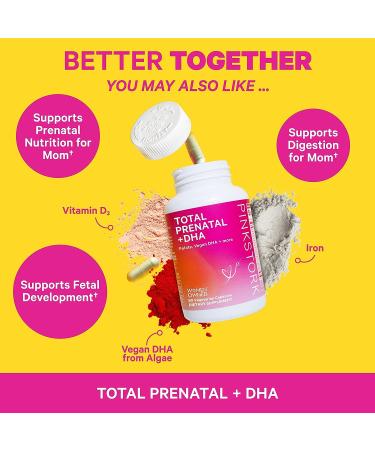Pink Stork Organic Ginger Peach Pregnancy Tea | Morning Sickness & Digestion Support - 30 Cups - Buy Online on GoSupps.com