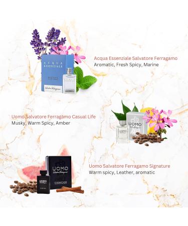 Salvatore Ferragamo Perfume for Men Variety 5 Piece Mini Gift Set - Buy Online on GoSupps.com