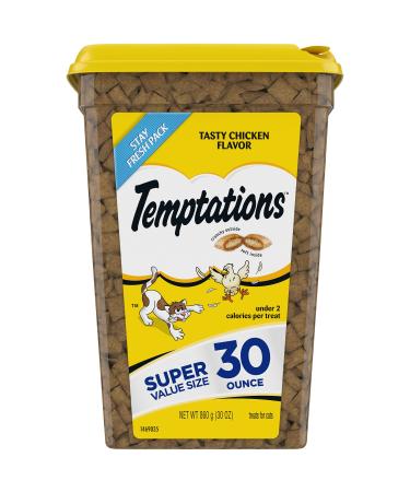 Temptations Classic Crunchy and Soft Cat Treats, Tasty Chicken, Multiple Sizes 0 1.9 Pound (Pack of 1)