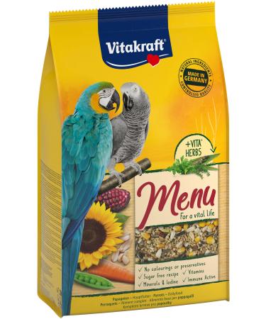 VITAKRAFT Menu Parrots Premium Bird Food - 3 kg freshness bag