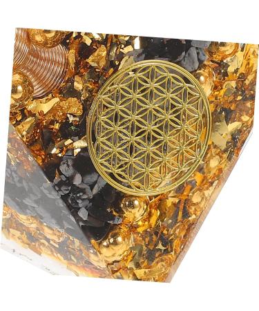 Crystal Ball Pyramid Ornament | Unique Resin Crafts & Desktop Decor - International Shipping - Buy Online on GoSupps.com