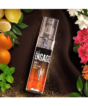 Engage M1 Perfume for Men Citrus and Woody Fragrance Scent Skin Friendly Perfume for Men Long Lasting Smell 120ml - Buy Online on GoSupps.com