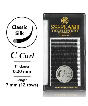 COCO Honey Lash Extensions - Classic C Curl Faux Mink 0.20mm 7mm Individual Lashes for Stunning Eyes - Buy Online on GoSupps.com