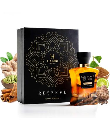 Rare Wood Elixir Extrait De Parfum 2.5oz Deluxe Parfum for Men and Women Long Lasting Unisex Women s Perfume with Cardamom Tea All Day Evening Women and Men Cologne