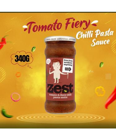 Zest Pasta Sauce Pick N Mix - Create Custom Combo with 6+ Flavours | Basil Oregano Spanish Mushroom Tomato Chilli Tomato Maspone | Gift Set for Pasta Sauce Lovers - Pack of 3 x 340g - Buy Online on GoSupps.com