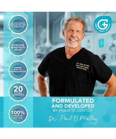 Pro-Mineralizer Toothpaste - Nano Hydroxyapatite Enamel Support with Xylitol & Aloe Vera - Anti Cavity Fluoride Free - Dentist Formulated Wintermint 4oz - Buy Online on GoSupps.com